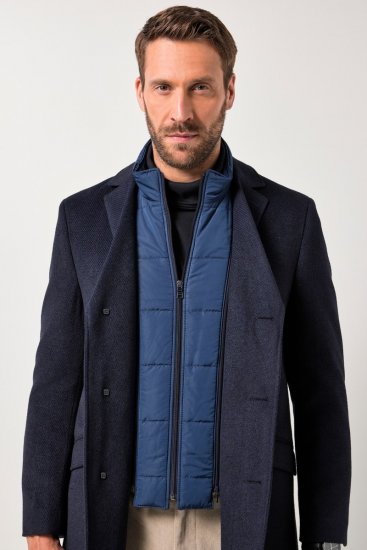JP1880 Coat Flexnamic With Removable Insert Navy - Μπουφάν - Aνδρικά μπουφαν μεγάλα μεγέθη