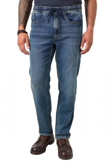 JP1880 FLEXNAMIC Straight Fit Jeans with Stretch Waist - Τζιν και παντελόνια - Aνδρικα τζιν παντελόνια μεγάλα μεγέθη