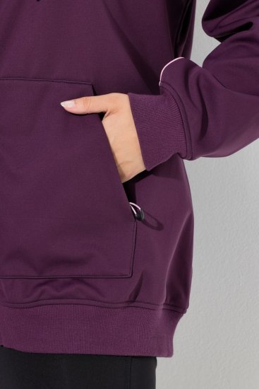 Ulla Popken 843186 Υδαταπωθητικό μπουφάν softshell με ανακλαστικά Μπορντό - Μπουφάν - Γυναικεία μπουφάν μεγάλα μεγέθη