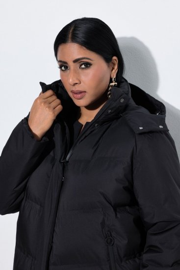 Ulla Popken SYMPATEX Triple Function Coat Black - Παλτό - Γυναικεία Παλτό σε Μεγάλα Μεγέθη