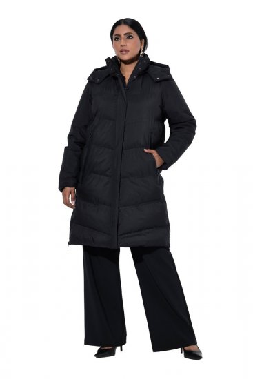 Ulla Popken SYMPATEX Triple Function Coat Black - Παλτό - Γυναικεία Παλτό σε Μεγάλα Μεγέθη