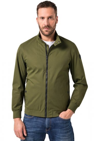 JP1880 844652 Μπουφάν bomber με σούστες Χακί - Μπουφάν - Aνδρικά μπουφαν μεγάλα μεγέθη