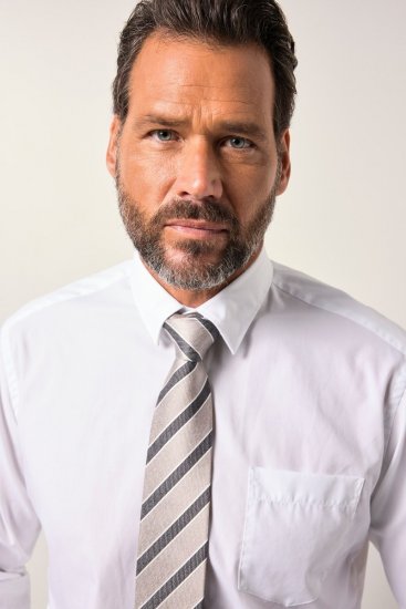JP1880 Silk Tie Extra Long with Stripes - Γραβάτες και παπιγιόν - 