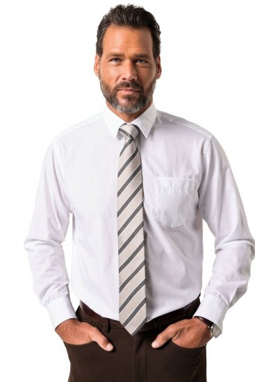 JP1880 Silk Tie Extra Long with Stripes - Γραβάτες και παπιγιόν - 