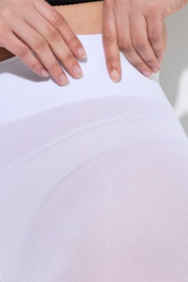 Ulla Popken 845319 Σορτς κατά του τριψίματος με δαντέλα Λευκό - Σορτς κατά του τριψίματος - 