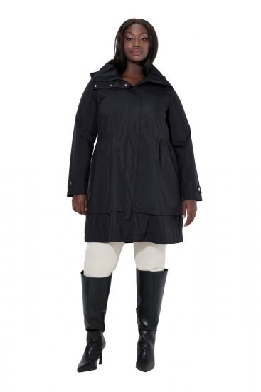 Ulla Popken SYMPATEX Triple Function Jacket Black - Μπουφάν - Γυναικεία μπουφάν μεγάλα μεγέθη