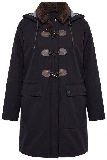 Ulla Popken 846278 Παλτό softshell Μαύρο - Παλτό - Γυναικεία Παλτό σε Μεγάλα Μεγέθη