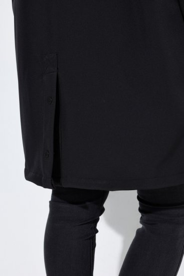Ulla Popken 846278 Παλτό softshell Μαύρο - Παλτό - Γυναικεία Παλτό σε Μεγάλα Μεγέθη