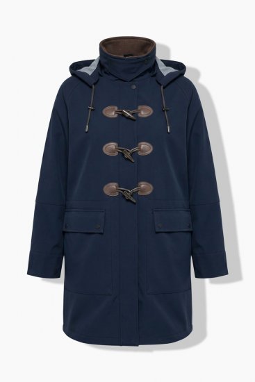 Ulla Popken 846278 Παλτό softshell Σκούρο μπλε - Παλτό - Γυναικεία Παλτό σε Μεγάλα Μεγέθη