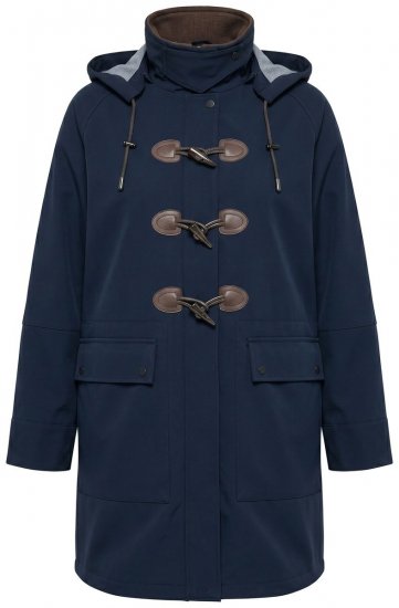 Ulla Popken 846278 Παλτό softshell Σκούρο μπλε - Παλτό - Γυναικεία Παλτό σε Μεγάλα Μεγέθη