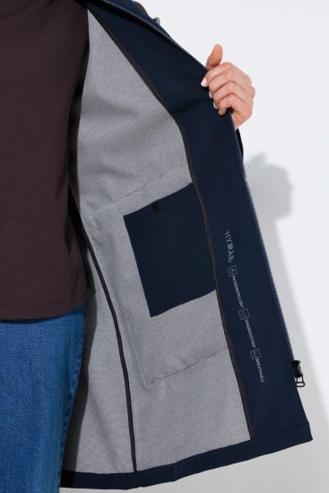 Ulla Popken 846278 Παλτό softshell Σκούρο μπλε - Παλτό - Γυναικεία Παλτό σε Μεγάλα Μεγέθη
