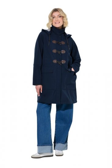 Ulla Popken 846278 Παλτό softshell Σκούρο μπλε - Παλτό - Γυναικεία Παλτό σε Μεγάλα Μεγέθη