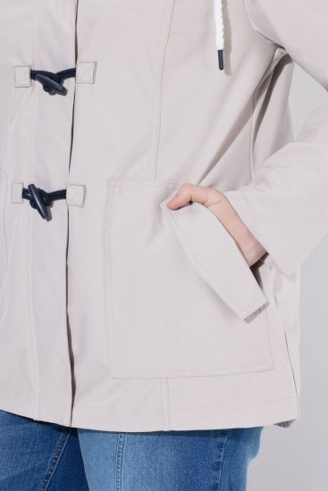 Ulla Popken 846853 Μπουφάν softshell Σαμπανιζέ - Μπουφάν - Γυναικεία μπουφάν μεγάλα μεγέθη