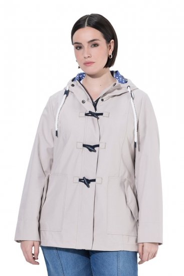 Ulla Popken 846853 Μπουφάν softshell Σαμπανιζέ - Μπουφάν - Γυναικεία μπουφάν μεγάλα μεγέθη