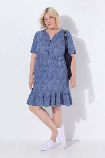 Ulla Popken 848724 Εμπριμέ φόρεμα Πολύχρωμο - Φορέματα - Φορέματα για όλα τα μεγέθη