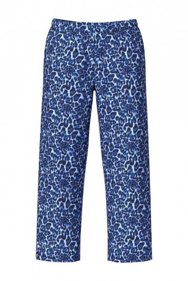 Ulla Popken 849144 Πιτζάμα με animal print Σκούρο μπλε - Πιτζάμες - 