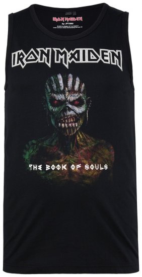 JP1880 849285 Iron Maiden The Book of Souls Φανελάκι Μαύρο - Μπλουζάκια συγκροτημάτων - Μπλουζάκια Band T-shirts