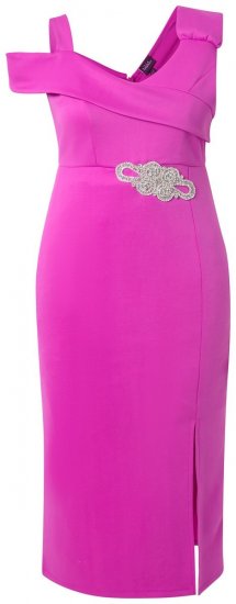 Ulla Popken 849508 Βραδινό φόρεμα Λιλά - Βραδινά φορέματα - Βραδινά φορέματα σε μεγάλα μεγέθη