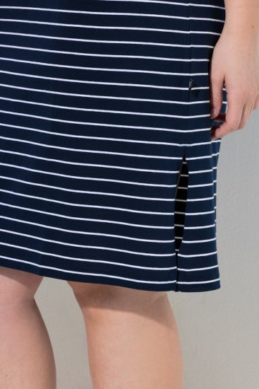 Ulla Popken 850401 Φλοράλ νυχτικό Σκούρο μπλε - Νυχτικά - 