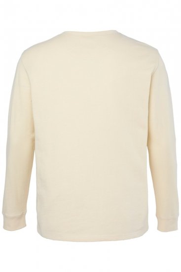 JP1880 851075 Μπλουζάκι henley με μακριά μανίκια Γκρι της άμμου TALL - TALL Πόλο μπλουζάκια - T-Shirt για Ψηλούς Άνδρες
