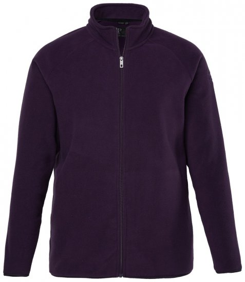 JP1880 851362 Μπουφάν fleece με όρθιο γιακά Σκούρο μωβ TALL - TALL Μπουφάν - Μπουφάν TALL για Ψηλούς Άνδρες
