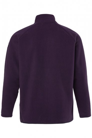 JP1880 851362 Μπουφάν fleece με όρθιο γιακά Σκούρο μωβ TALL - TALL Μπουφάν - Μπουφάν TALL για Ψηλούς Άνδρες