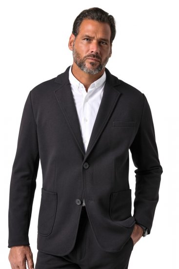JP1880 Naples Flexnamic Σακάκι από ζέρσεϊ Μαύρο - Κουστούμια - κοστουμια ανδρικά μεγάλα μεγέθη