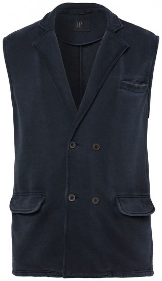 JP1880 851808 Γιλέκο φούτερ Μαύρο TALL - TALL Αμάνικα μπουφάν - 