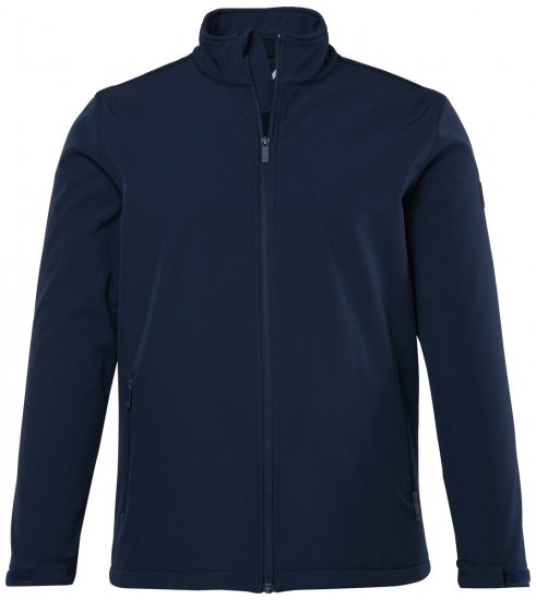 Men+ 868 Μπουφάν softshell με επένδυση fleece Σκούρο μπλε - Μπουφάν - Aνδρικά μπουφαν μεγάλα μεγέθη