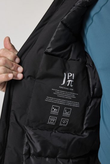 Jay-Pi 852164 Επενδυμένο λειτουργικό μπουφάν Μαύρο - Μπουφάν - Aνδρικά μπουφαν μεγάλα μεγέθη