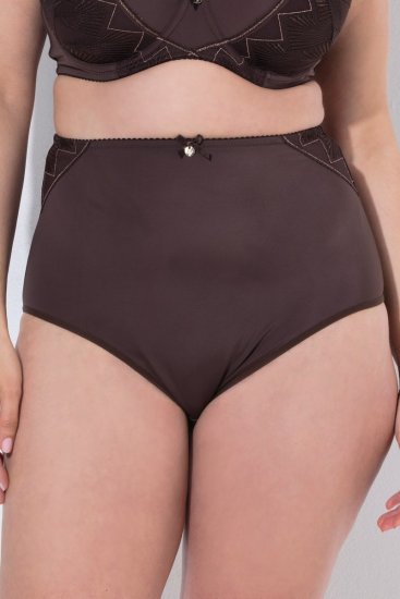 Ulla Popken 853062 Μποξεράκια Καφέ - Κυλοτάκια - 