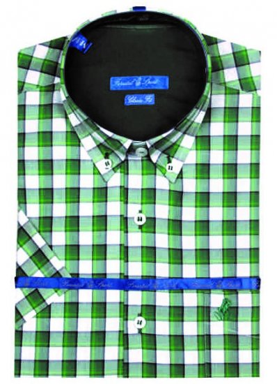 Forestal 901222E Check Shirt Green - Πουκάμισα - Aνδρικά πουκαμισα μεγαλα μεγάλα μεγέθη