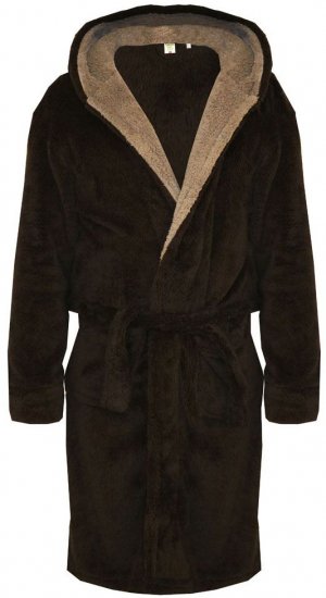 D555 Newquay Bathrobe Black - Εσώρουχα/Μαγιό - Aνδρικά Εσώρουχα μεγάλα μεγέθη