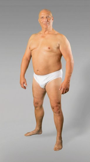 20 Nodi 934 Stretch Cotton Briefs White - σλιπ - Ανδρικά σλιπ μεγάλο μέγεθος