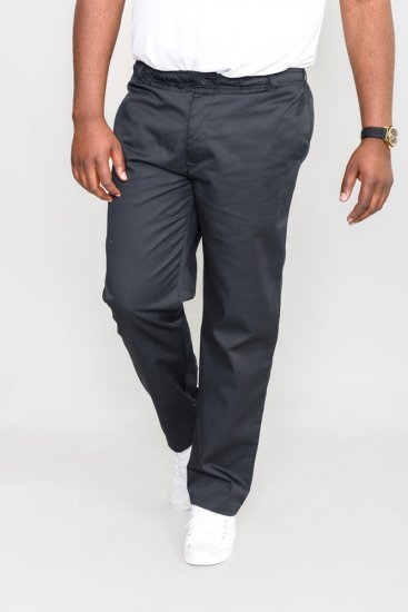 D555 Basilio Pants with elasticated waist Black - Τζιν και παντελόνια - Aνδρικα τζιν παντελόνια μεγάλα μεγέθη