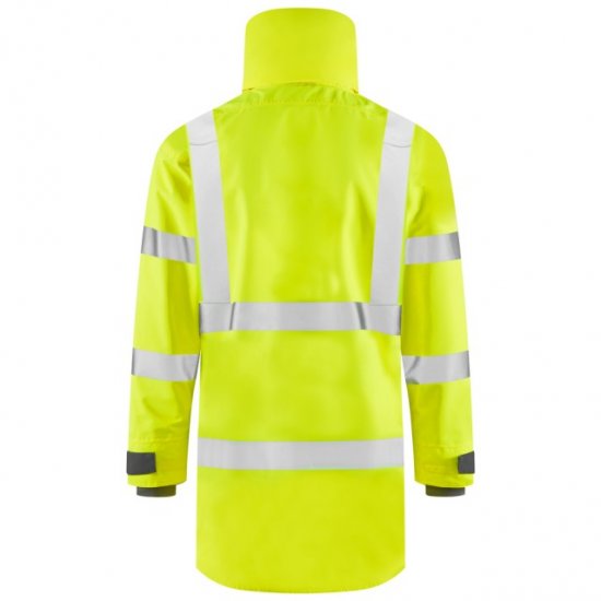 Leo Eastleigh Ecoviz 10K Performance Breathable Anorak Hi-Vis Yellow - Ρούχα εργασίας - Aνδρικά ρούχα εργασίας μεγάλα μεγέθη