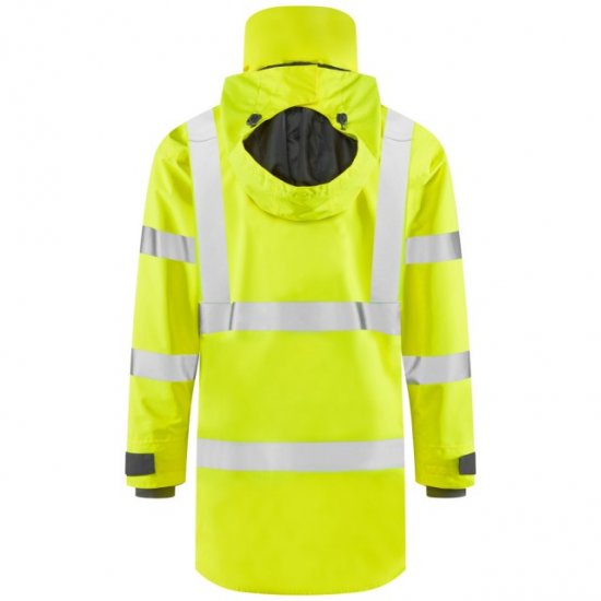 Leo Eastleigh Ecoviz 10K Performance Breathable Anorak Hi-Vis Yellow - Ρούχα εργασίας - Aνδρικά ρούχα εργασίας μεγάλα μεγέθη