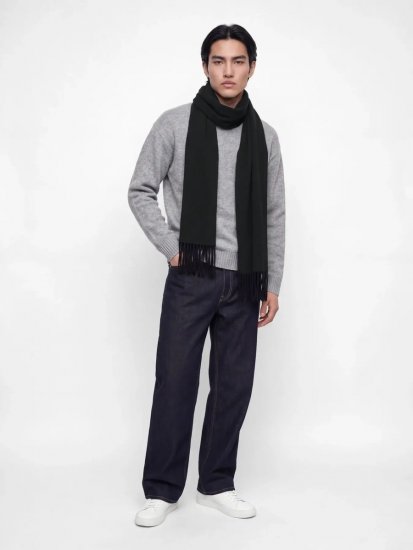 Jack & Jones Kelowna Κασκόλ Μαύρο - Κασκόλ - 