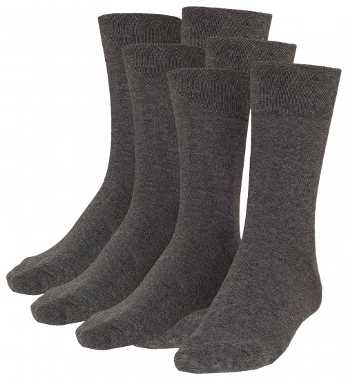 Adamo Aaron Soft-socks Charcoal 3-pack - Εσώρουχα/Μαγιό - Aνδρικά Εσώρουχα μεγάλα μεγέθη