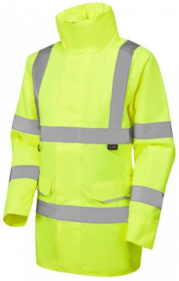 Leo Cheristow EcoViz 4K Women's Baffle Lined Anorak Hi-Vis Yellow - Ρούχα εργασίας - 