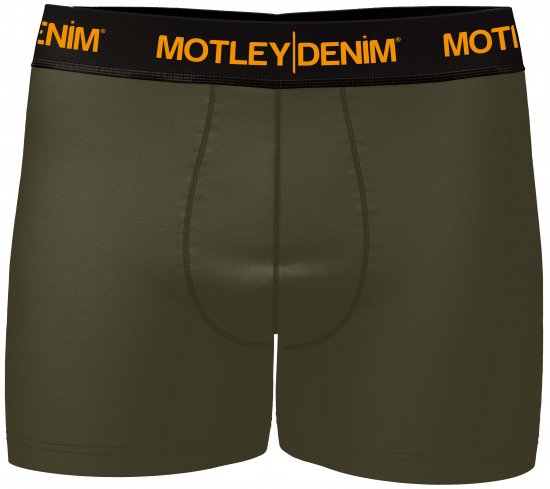 Motley Denim Amsterdam Boxershorts Dark Khaki 2-pack - Εσώρουχα/Μαγιό - Aνδρικά Εσώρουχα μεγάλα μεγέθη