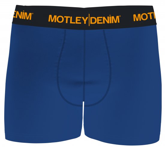Motley Denim Amsterdam Boxershorts Royal Blue 2-pack - Εσώρουχα/Μαγιό - Aνδρικά Εσώρουχα μεγάλα μεγέθη
