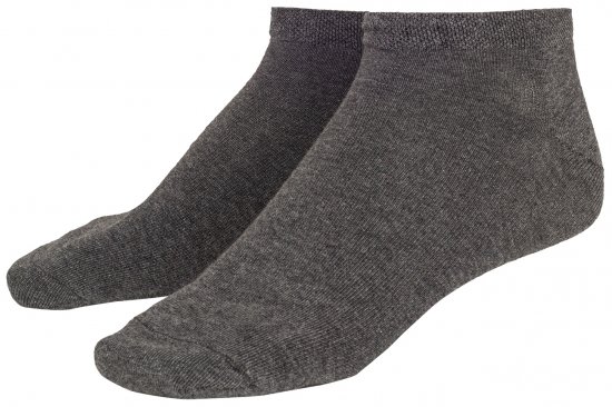 Adamo Anton sneaker-socks Charcoal 4-pack - Εσώρουχα/Μαγιό - Aνδρικά Εσώρουχα μεγάλα μεγέθη