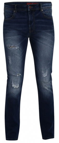 D555 Asher 1959 Stretch Jeans with rips - Τζιν και παντελόνια - Aνδρικα τζιν παντελόνια μεγάλα μεγέθη