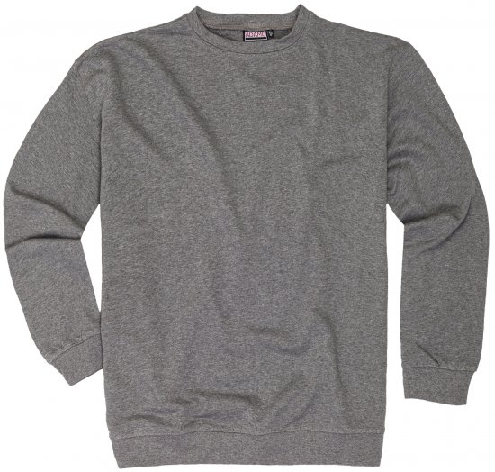 Adamo Athen Crew neck Sweatshirt Grey - φούτερ/Φούτερ με κουκούλα - φούτερ/Φούτερ με κουκούλα ανδρικά μεγάλα μεγέθη 