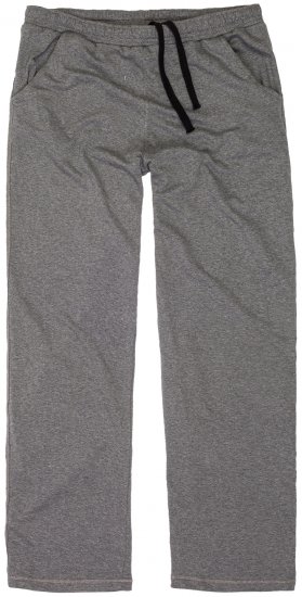 Adamo Athen Sweatpants with Open Hem Grey - Αθλητικές φόρμες/σορτσάκια - Αθλητικές Φόρμες ανδρικεσ μεγάλα μεγέθη