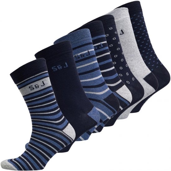 Smith & Jones Benji 7-pack Socks - Εσώρουχα/Μαγιό - Aνδρικά Εσώρουχα μεγάλα μεγέθη