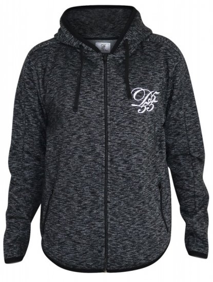 D555 Bennie Full zip Hoodie - φούτερ/Φούτερ με κουκούλα - φούτερ/Φούτερ με κουκούλα ανδρικά μεγάλα μεγέθη 