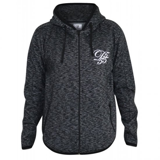 D555 Bennie Full zip Hoodie - φούτερ/Φούτερ με κουκούλα - φούτερ/Φούτερ με κουκούλα ανδρικά μεγάλα μεγέθη 