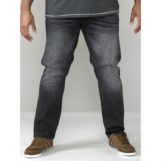 D555 Benson Tapered Fit Stretch Jeans Stonewash TALL SIZES - ΑΝΔΡΙΚΑ ΡΟΥΧΑ MT-6XLT - Μεγέθη TALL
